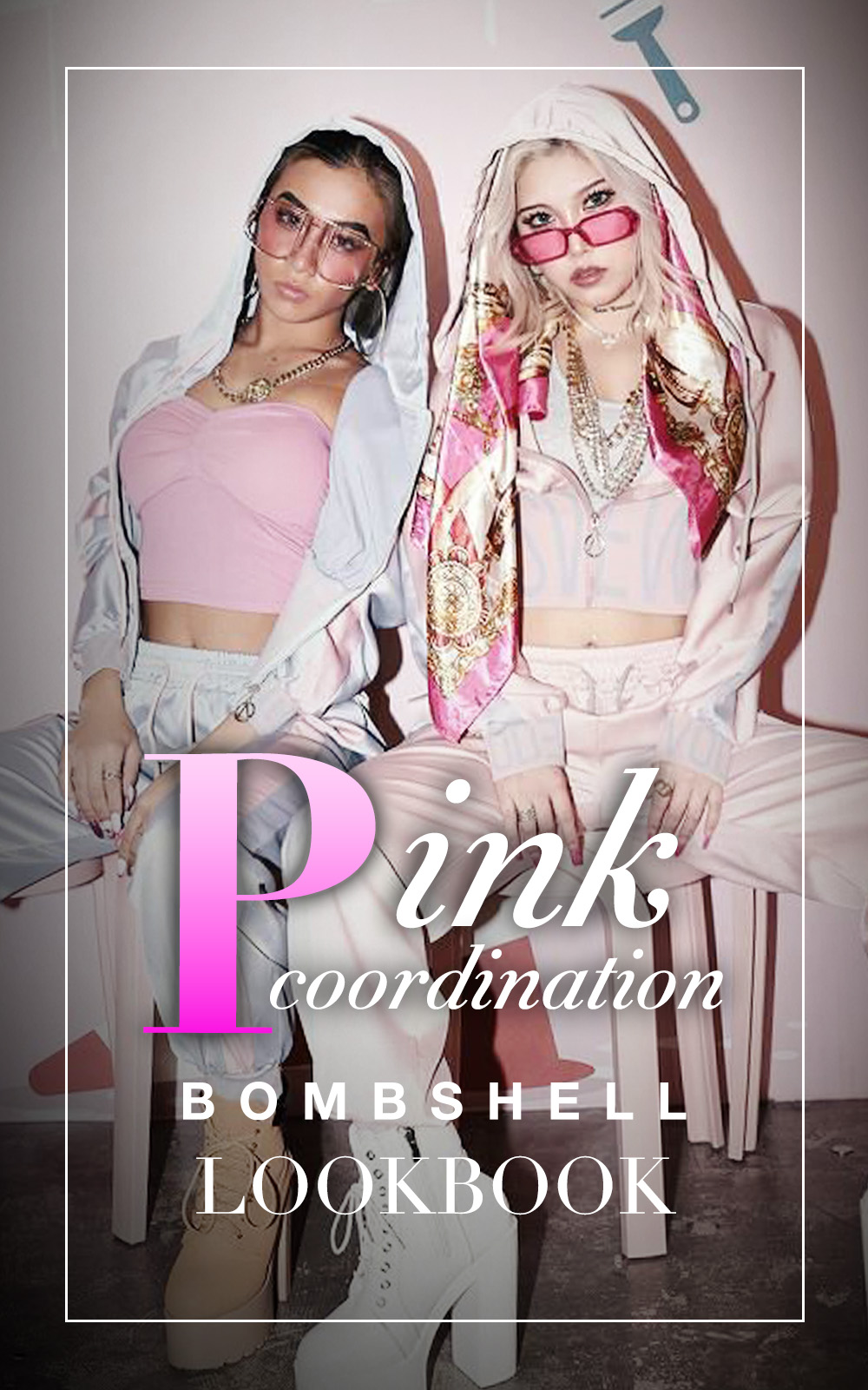 Bombshell Pink coordination lookbook