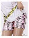パイソン柄ストレッチスパッツレギンス