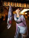 花魁風シフォングラデぼかしフワラーブーケ和柄着物衣装【ダンス衣装通販bombshell/ボムシェル】