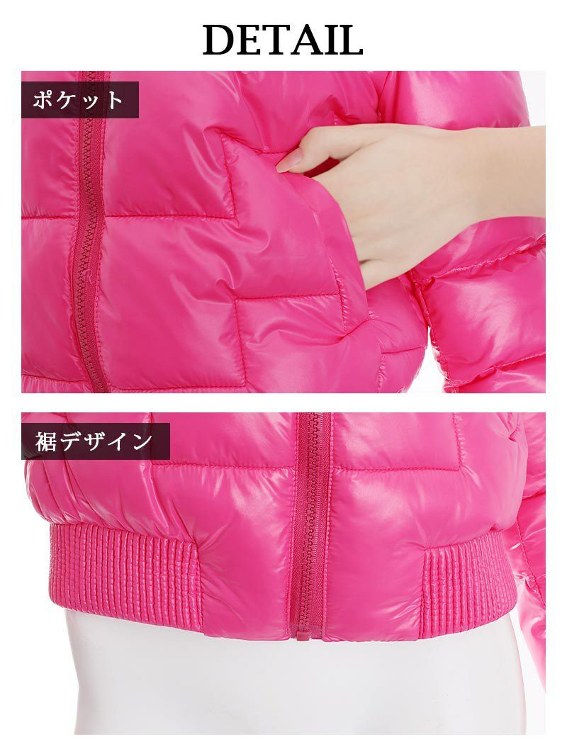美品✨エポカ　ラメツイードフェイスショートダウンジャケット　ピンク　大きいサイズ fit=scale-down,w=1200