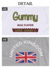 半袖ロングプリントTシャツ