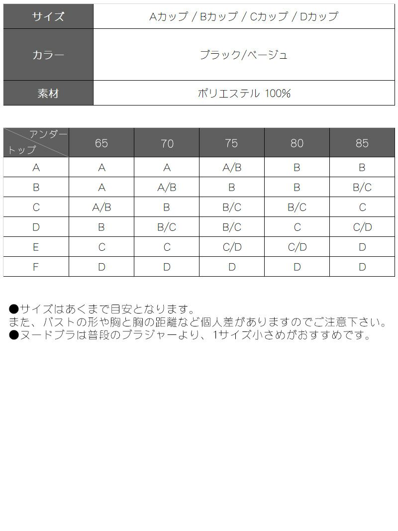 しっかり盛れる！超軽量パテッドヌードブラ