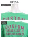 英字ピンクロゴプリント半袖Tシャツ