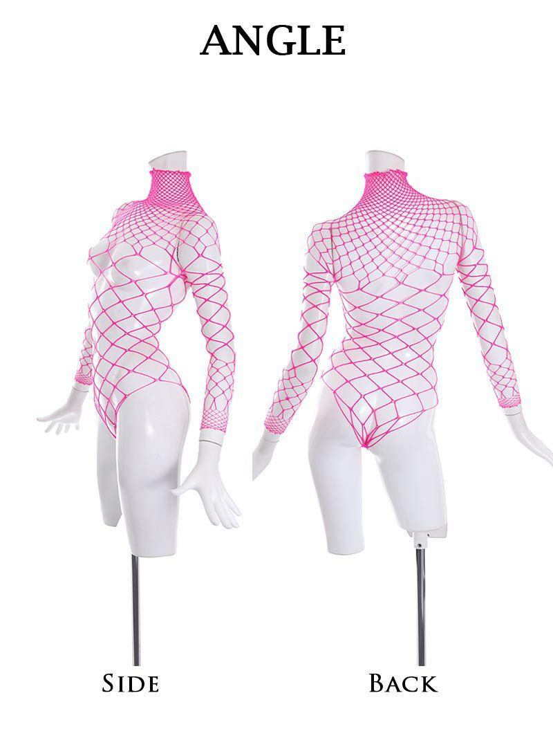 ストーン付きSEXYメッシュボディスーツ
